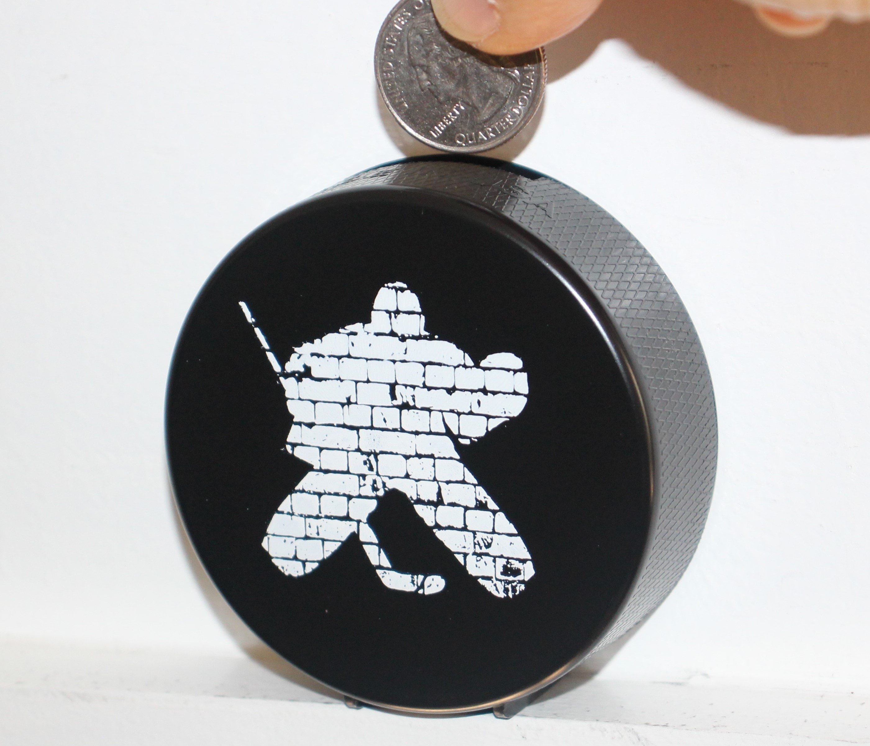 Custom Photo Hockey Puck Bank: Personalized Hockey Gift