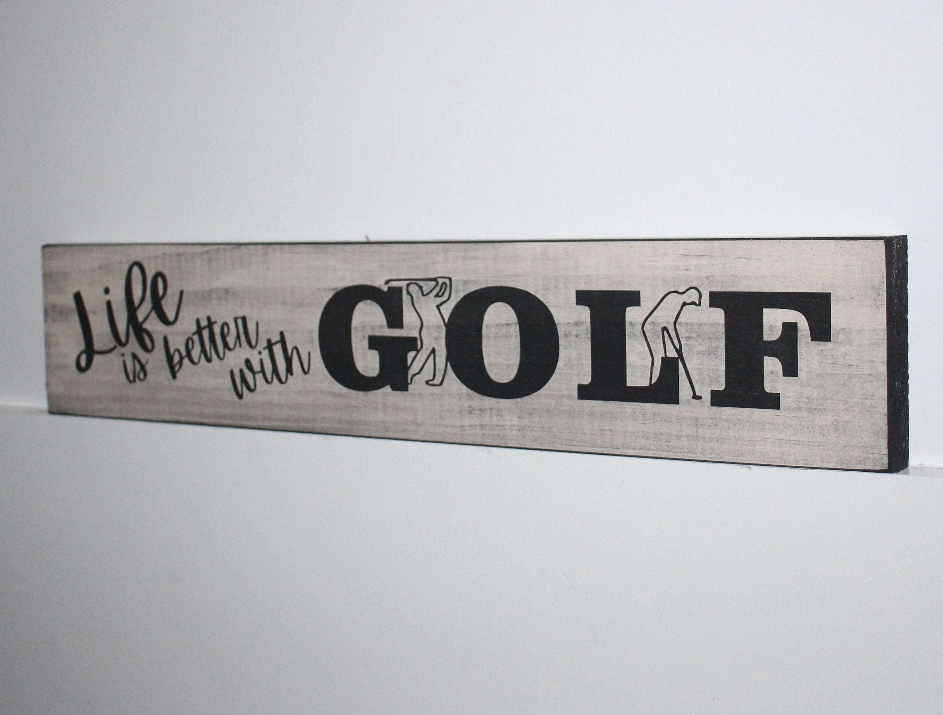 Golf Photo Display: Golfer Gift, Man Cave Decor