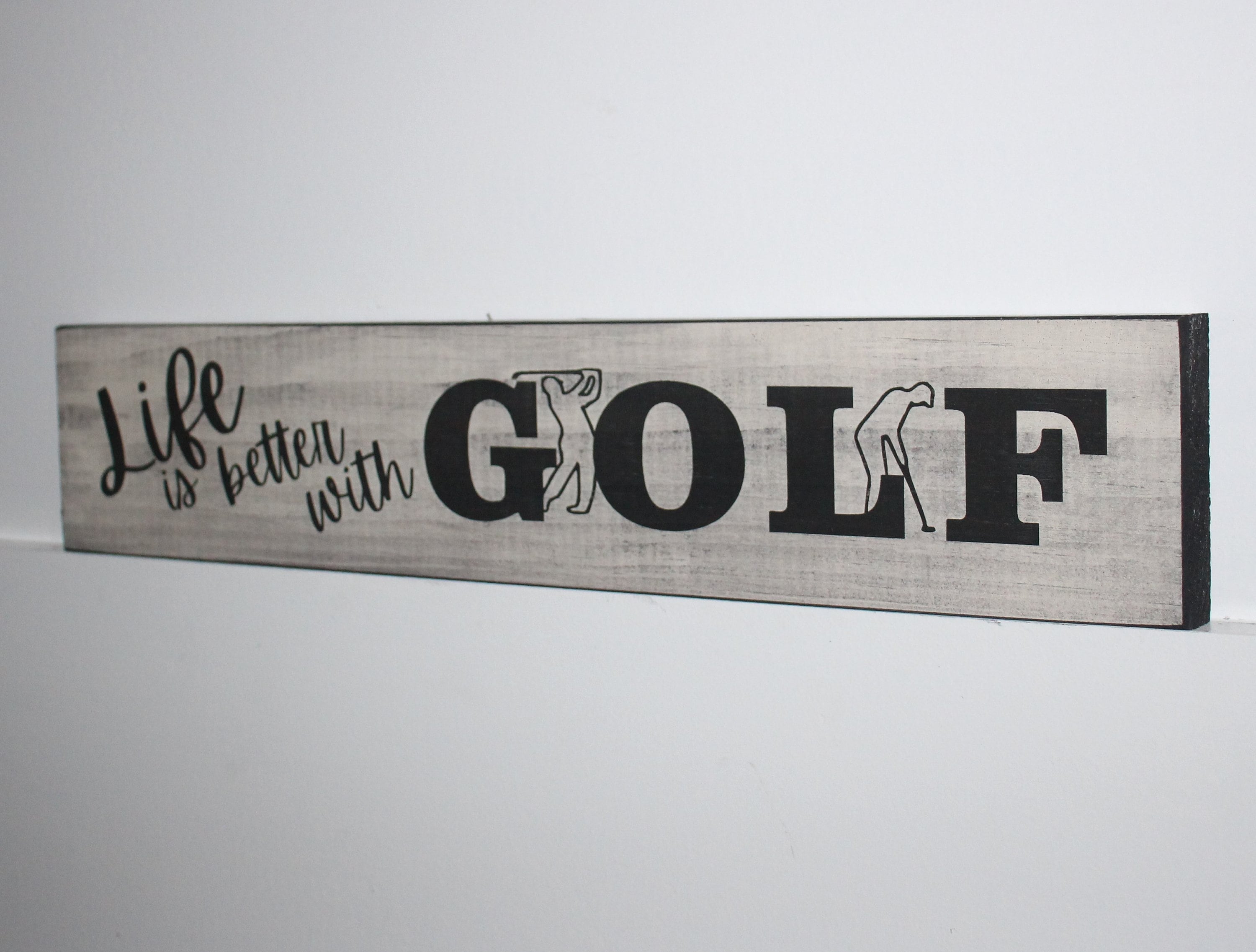 Golf Coat Rack with Hooks: Golfer Gift, Golf Room Decor