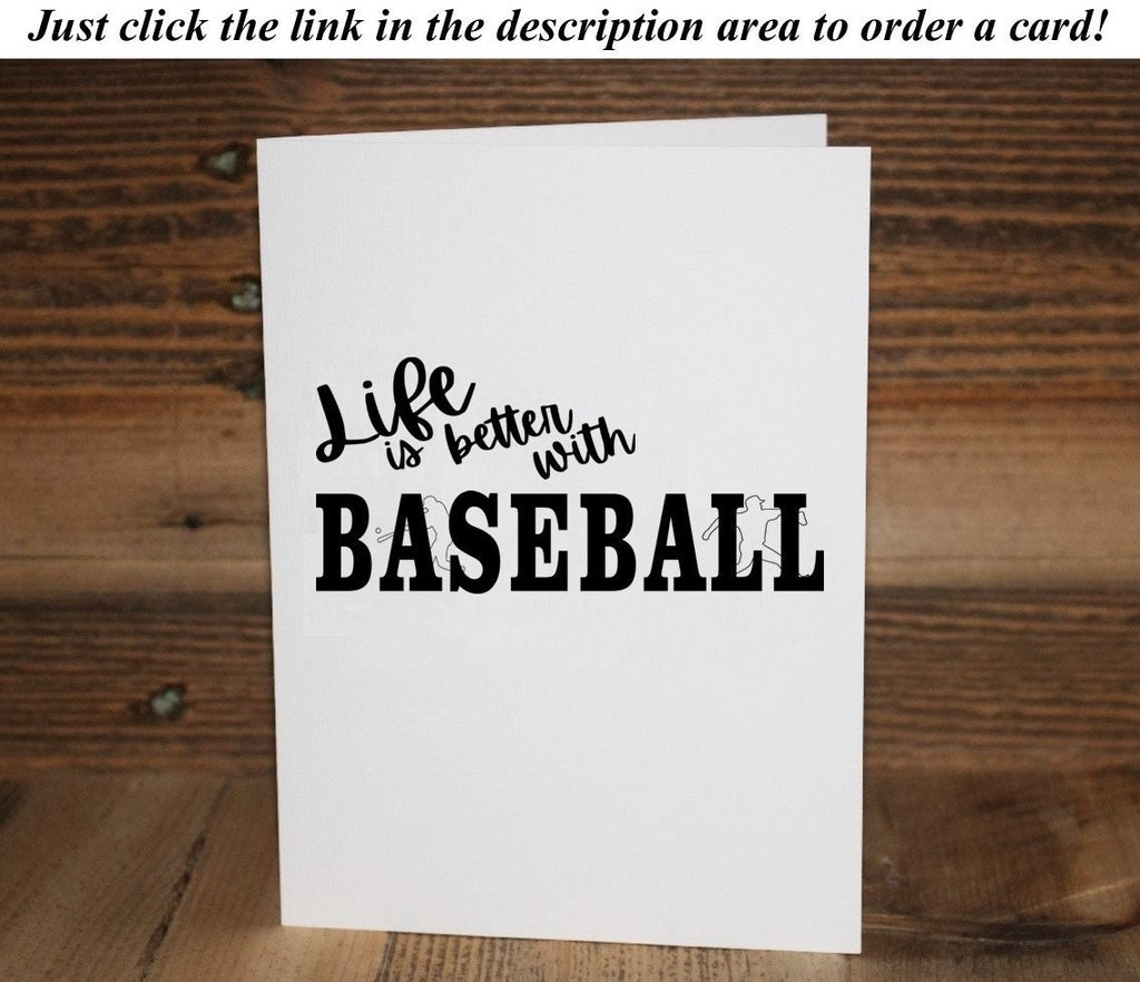 Football Greeting Card: 'Life is better with FOOTBALL'