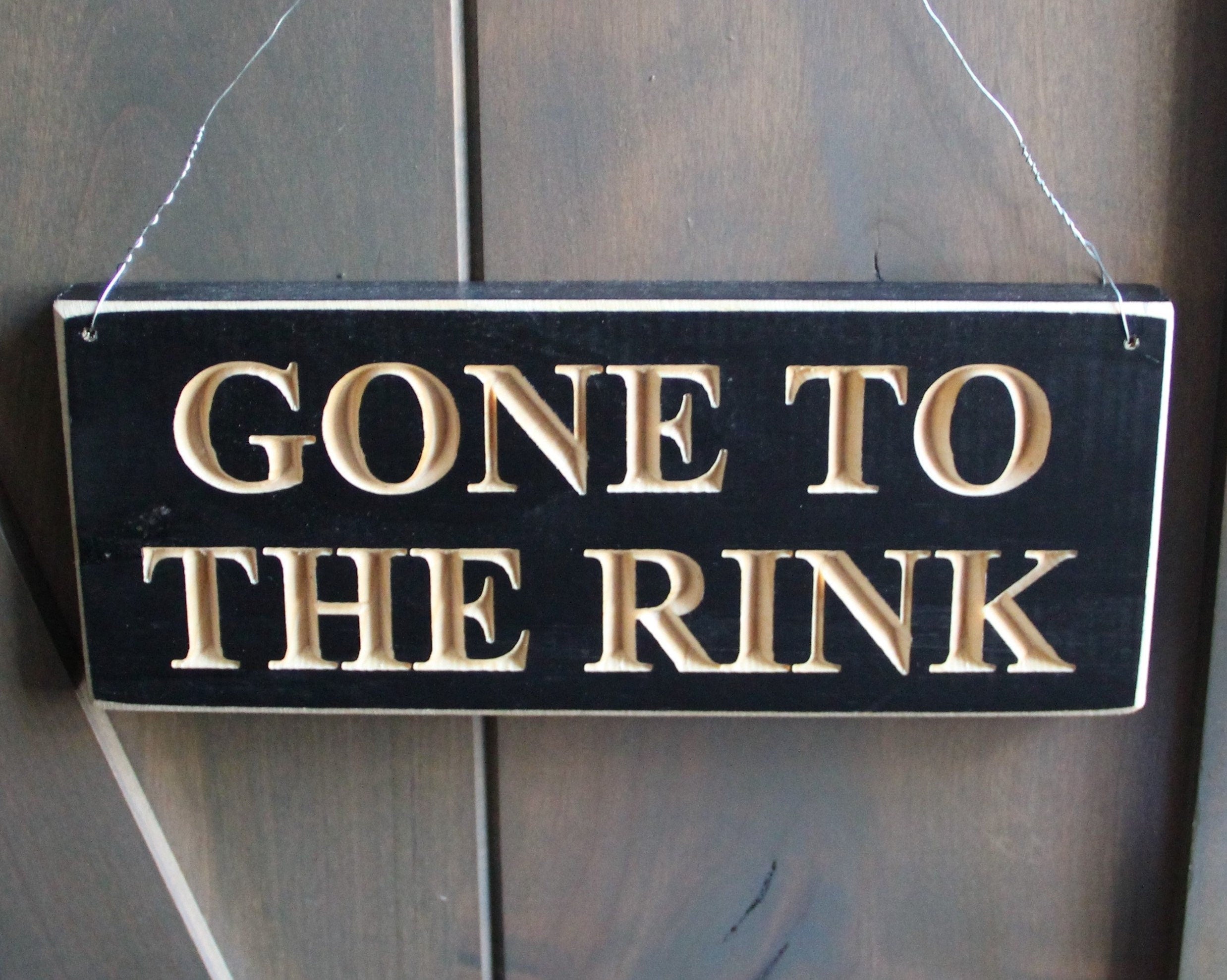 Gone to the Field Sign Lacrosse, Soccer, Baseball, Softball Gift