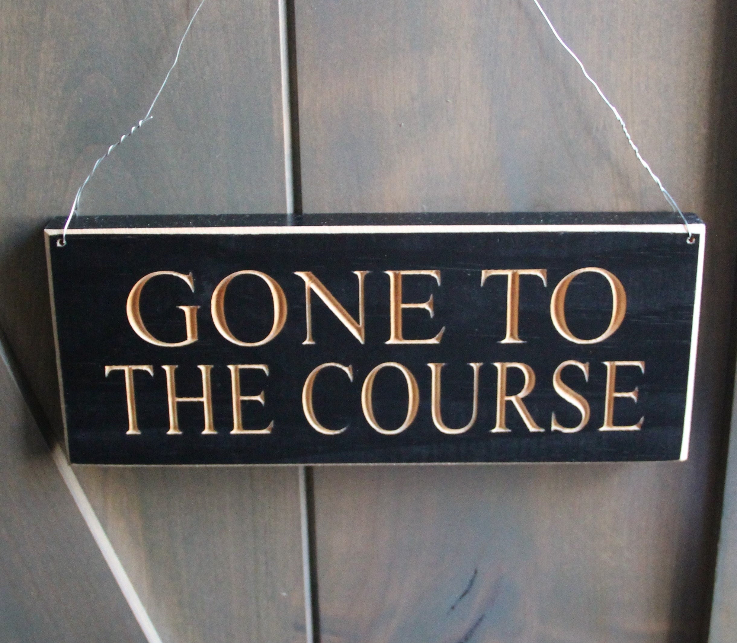 Gone to the Field Sign Lacrosse, Soccer, Baseball, Softball Gift
