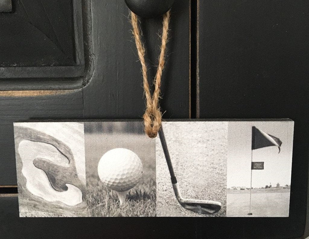 Golf Ornament: Man Cave Decor, Golf Lover Christmas Gift