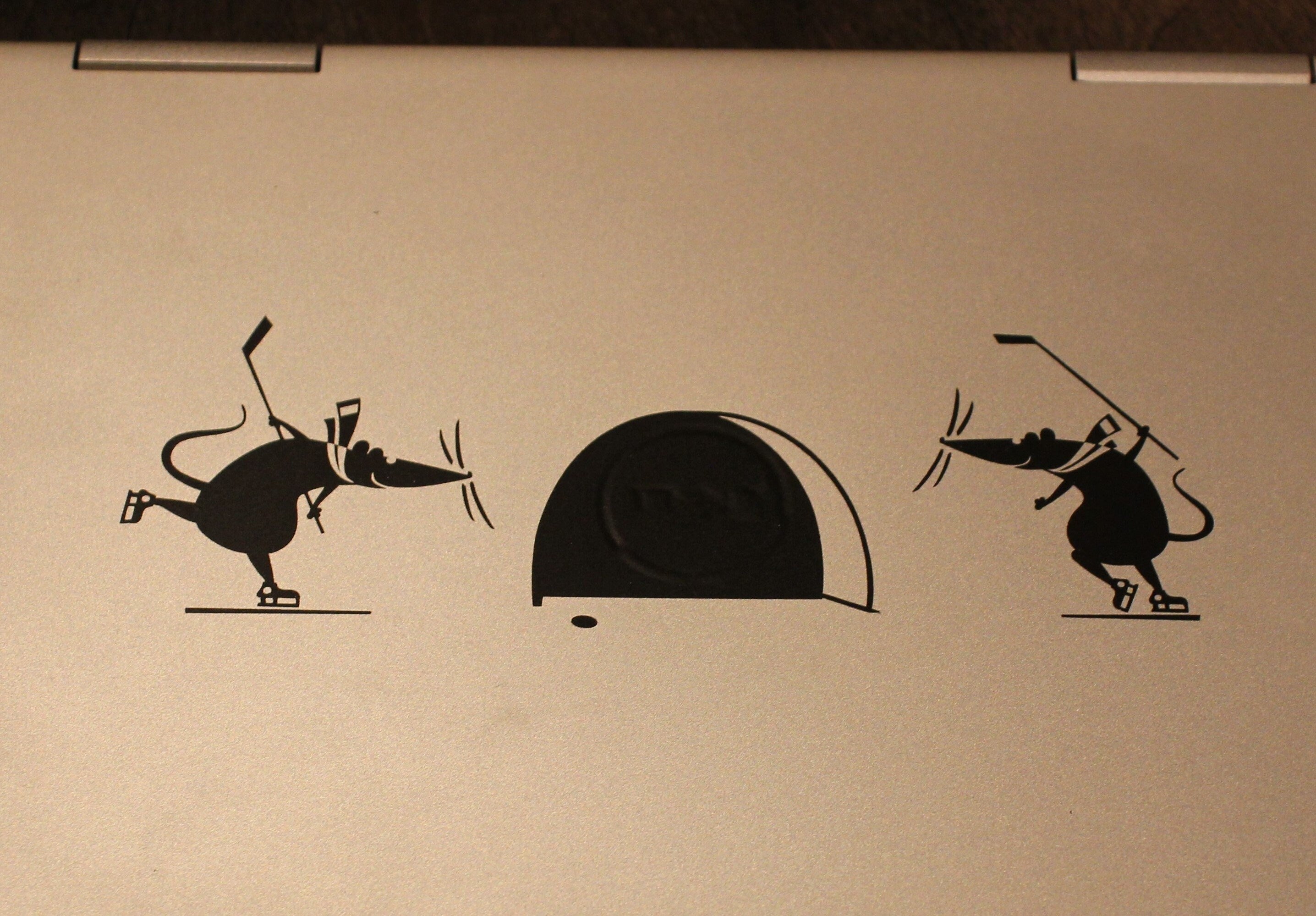 Hockey Wall Decal: Hockey Player Sticker