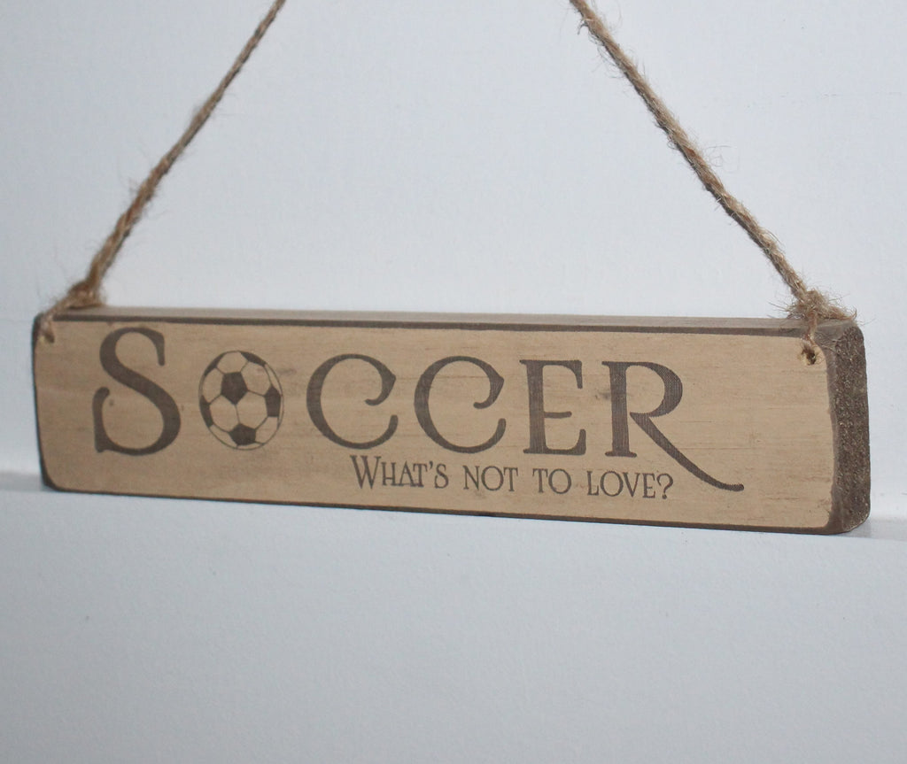 Soccer Photo Display: Soccer Player Gift, Room Decor, Laser Cut Wood
