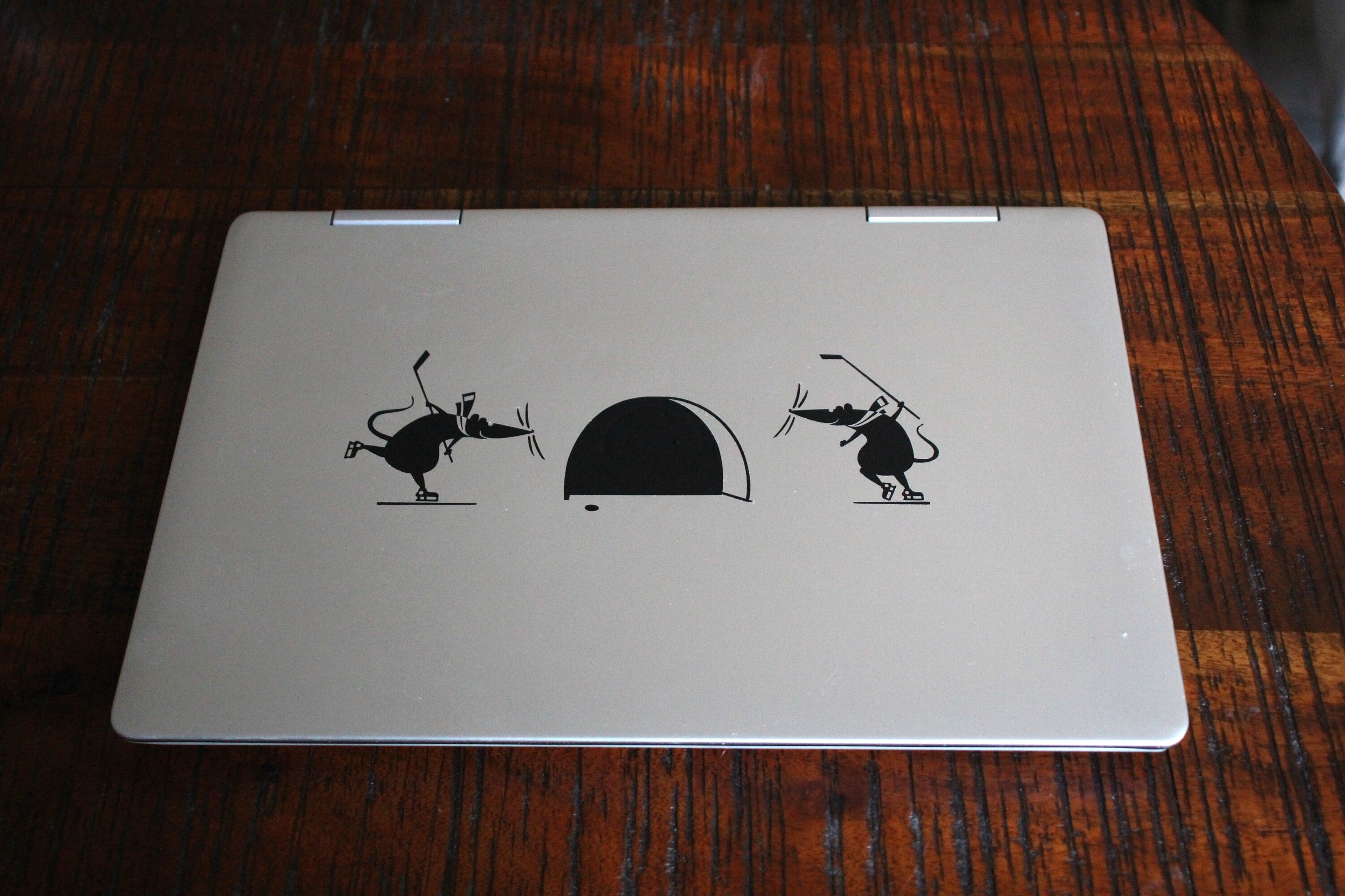 Hockey Laptop Decal: Fun Gift for Hockey Player