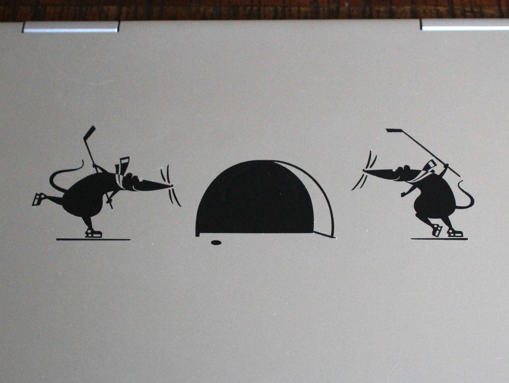 Hockey Laptop Decal: Fun Gift for Hockey Player