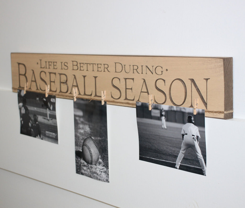 Baseball Photo Sign: Frame, Baseball Player, Coach, Fan Gift,