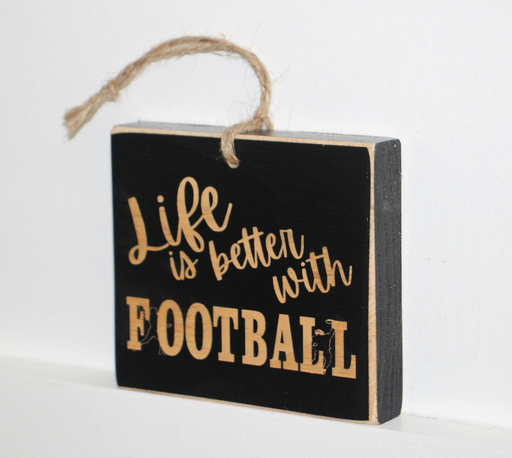 Football Ornament: Football Player, Fan, Coach Christmas Gift