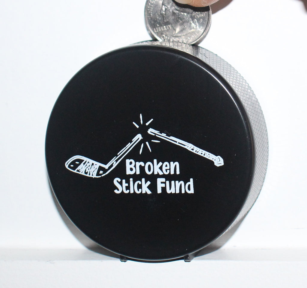 Hockey Goalie Puck Bank: Personalized Hockey Gift