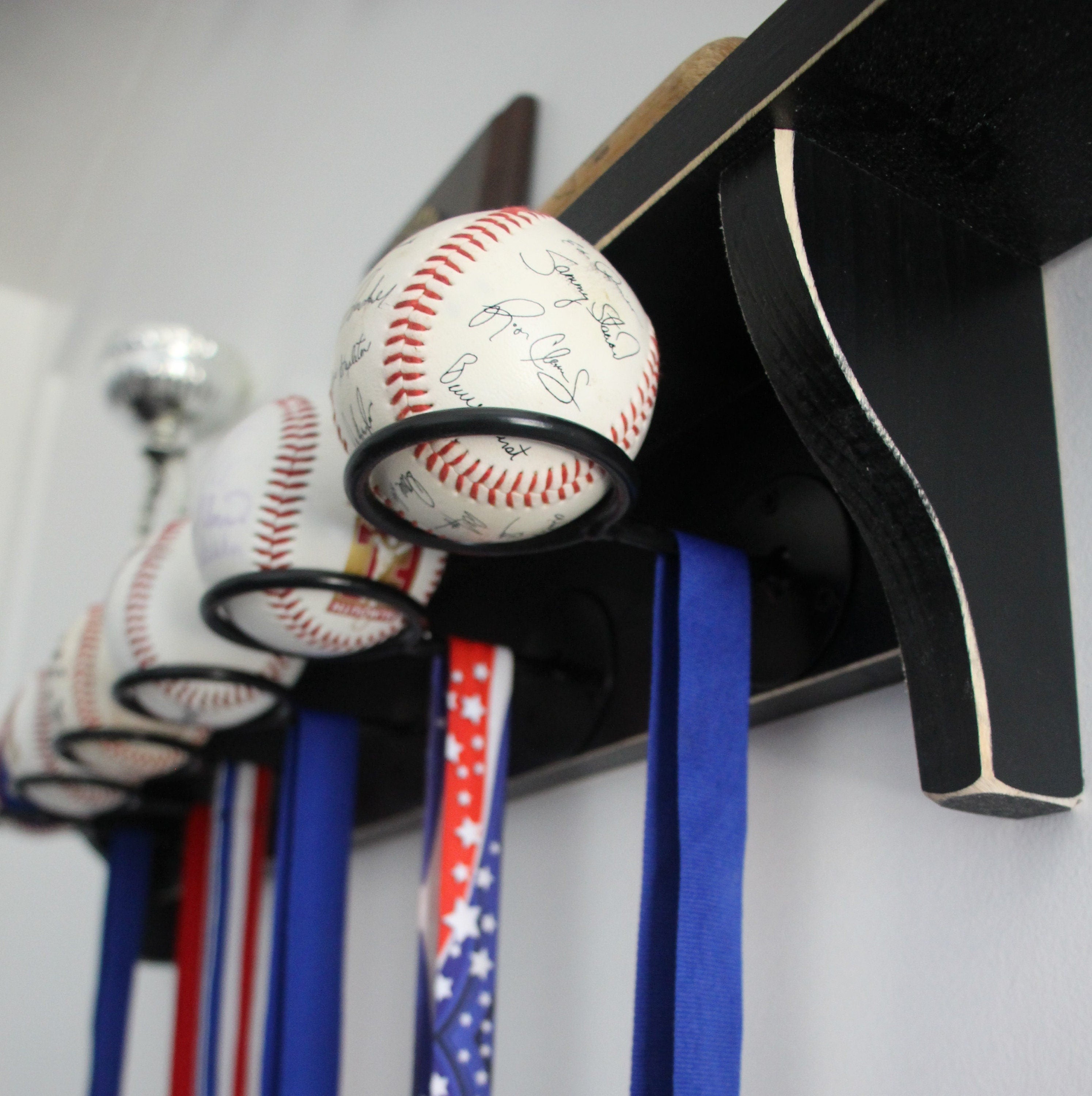 Baseball Display Shelf, Trophy & Memorabilia Holder