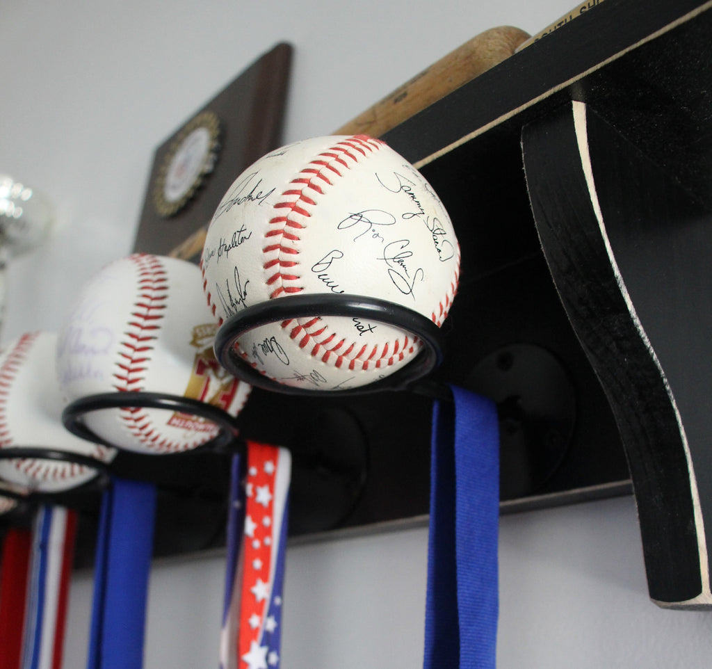 Baseball Display Shelf: Trophy & Memorabilia Holder