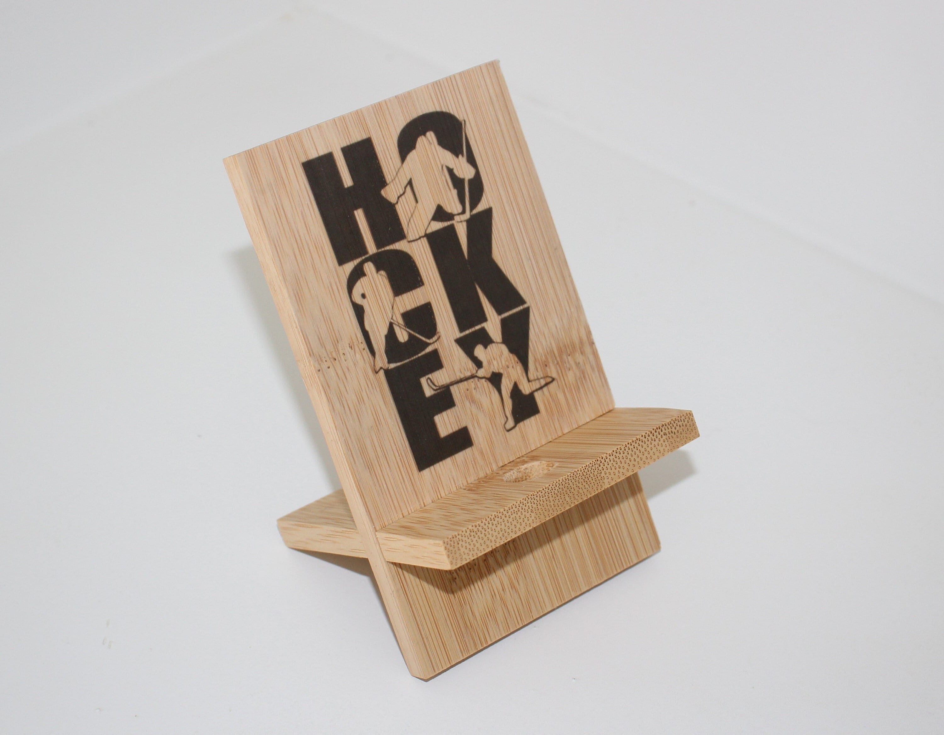 Hockey Phone Stand: Charging Station, Hockey Player Gift