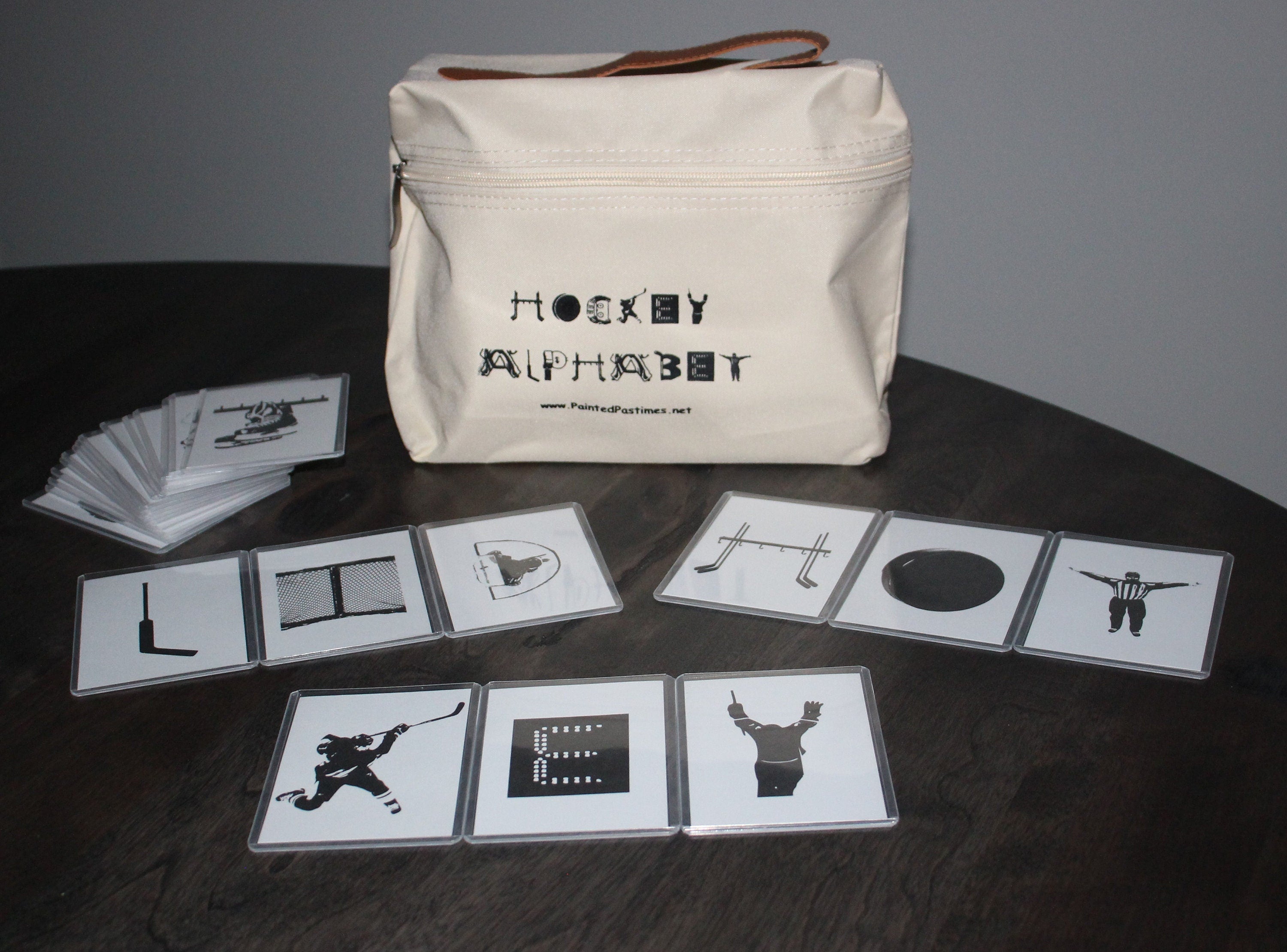 Hockey Matching Game: Learn to Spell, Memory Skills, Alphabet
