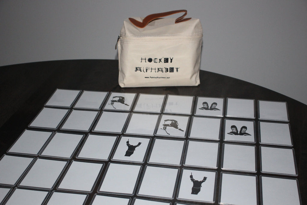 Hockey Matching Game: Learn to Spell, Memory Skills, Alphabet