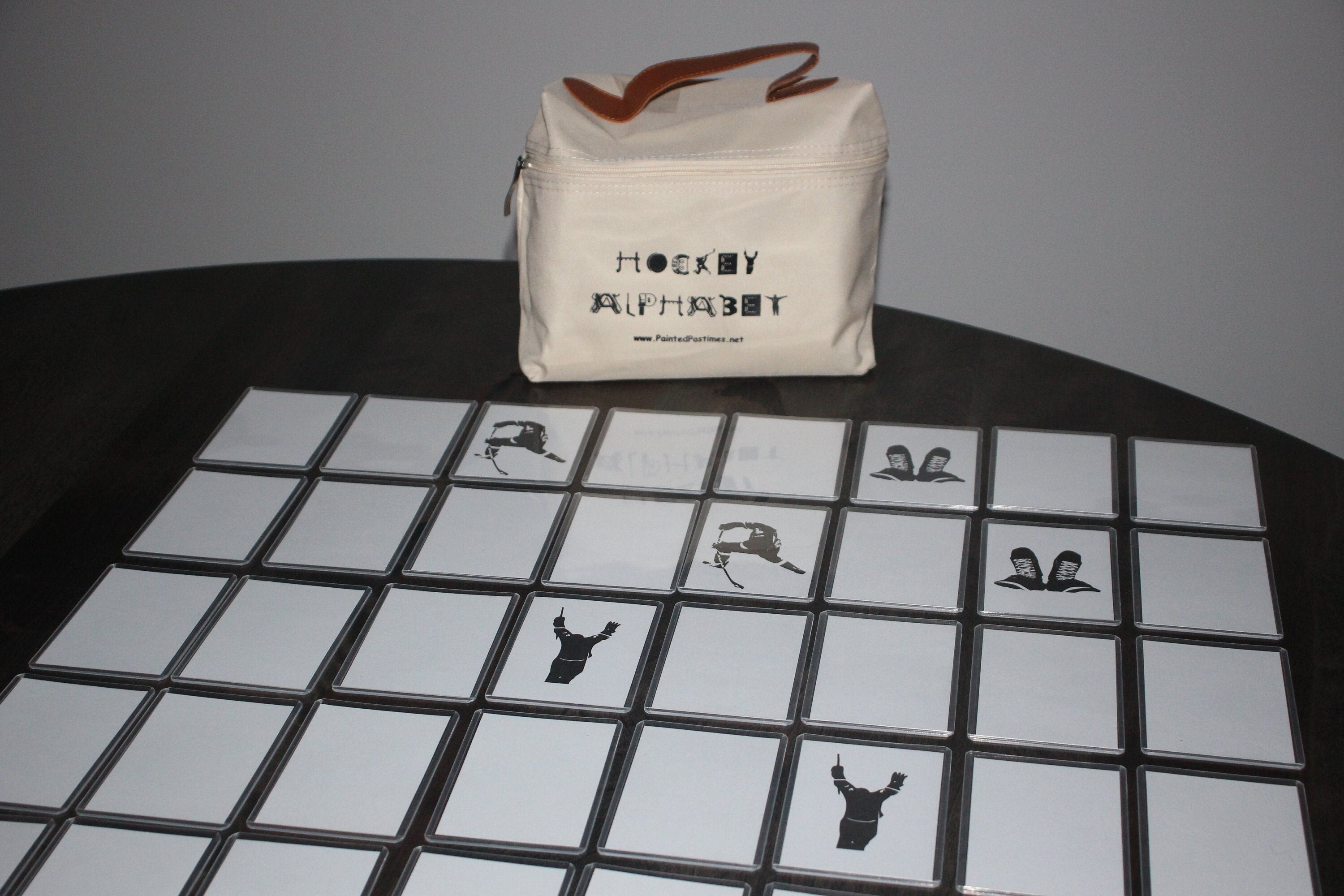 Hockey Matching Game: Learn to Spell, Memory Skills, Alphabet