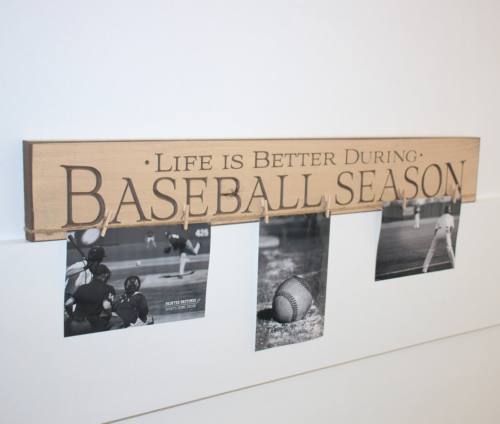Baseball Photo Sign: Frame, Baseball Player, Coach, Fan Gift,