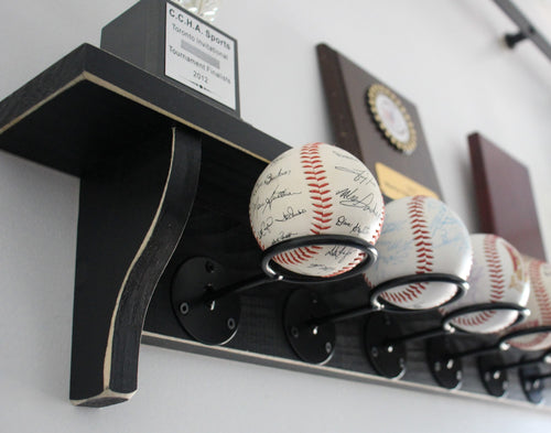 Baseball Display Shelf: Player or Coach Gift, Trophy Rack