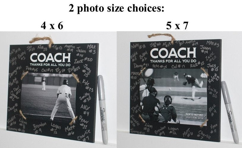 Team Manager Photo Frame: Sports Thank You Gift