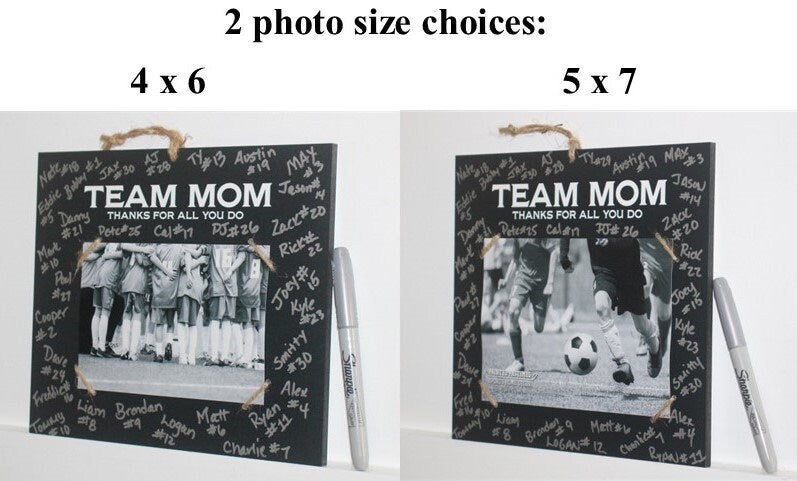 Team Manager Photo Frame: Team Signing Gift