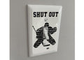Hockey Goalie Light Switch Decal: Bedroom Decor, Gift