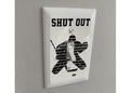 Glow in the Dark Hockey Goalie Light Switch Cover Decal