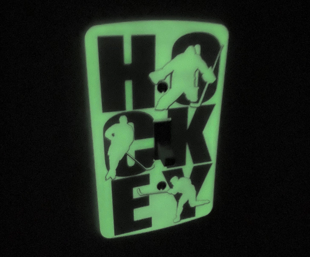 Hockey Light Switch Cover: Hockey Player Room Decor