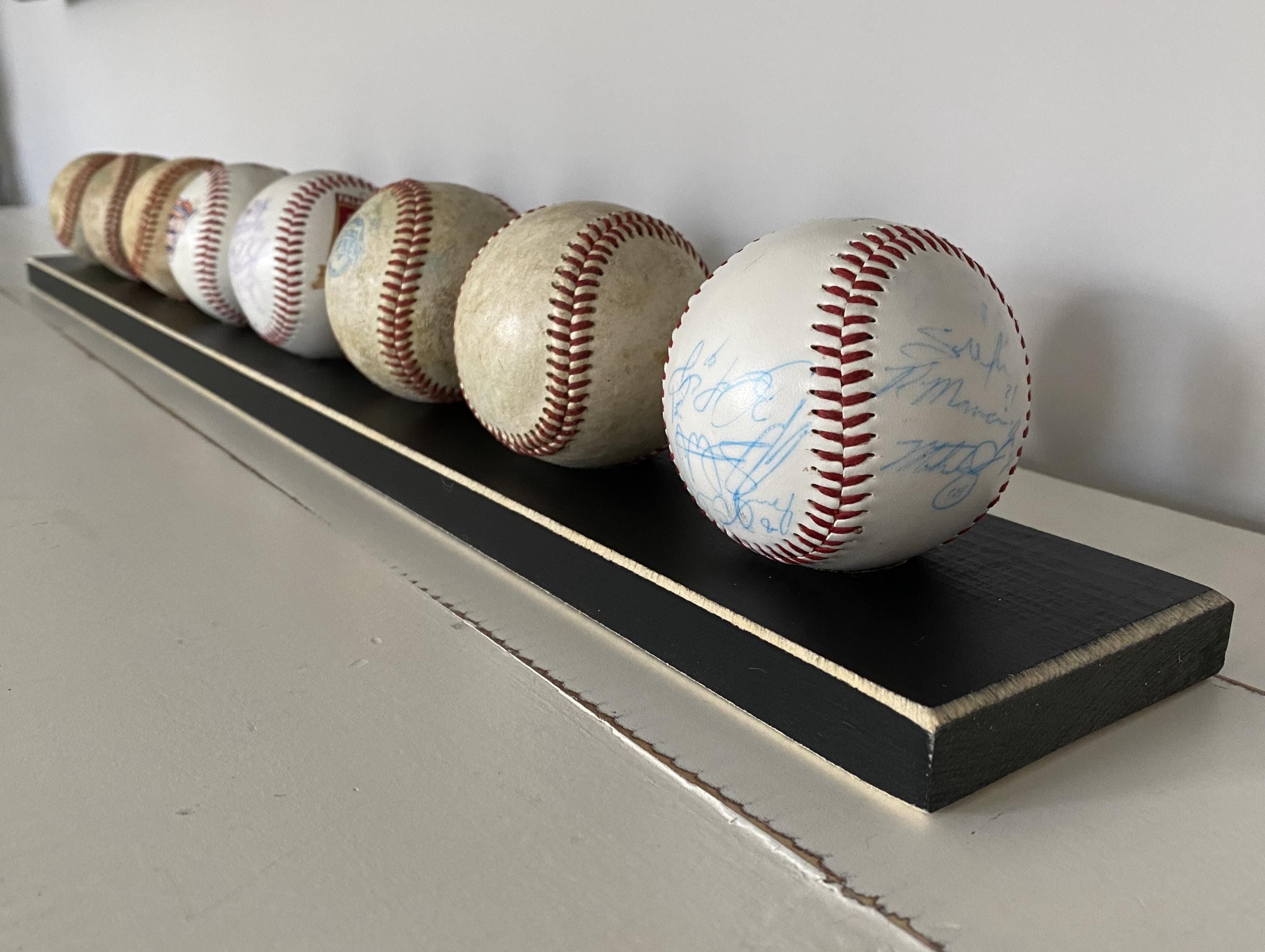 Baseball Display Rack: Mancave Decor, Gift for Player
