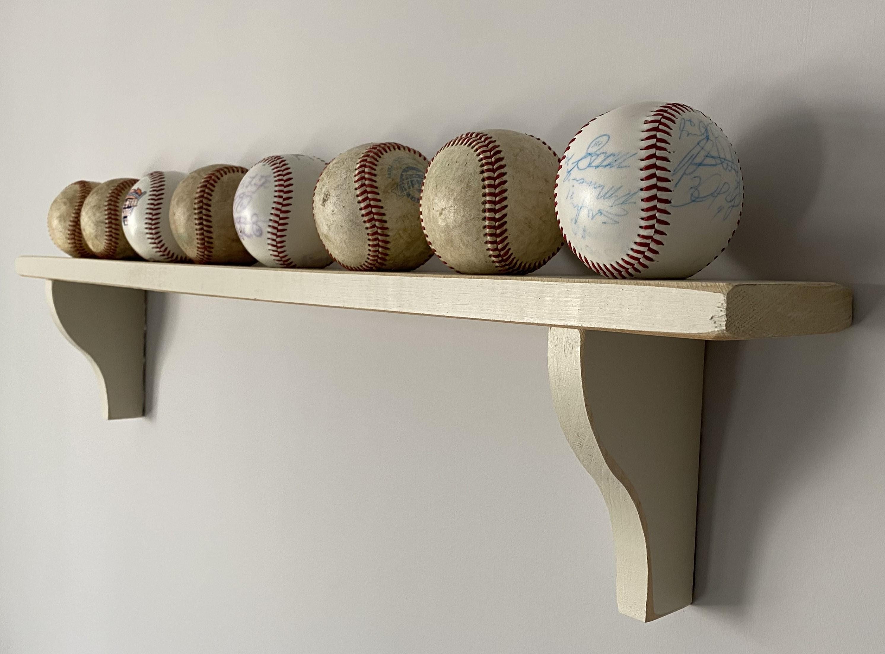 Baseball Display Rack: Mancave Decor, Gift for Player