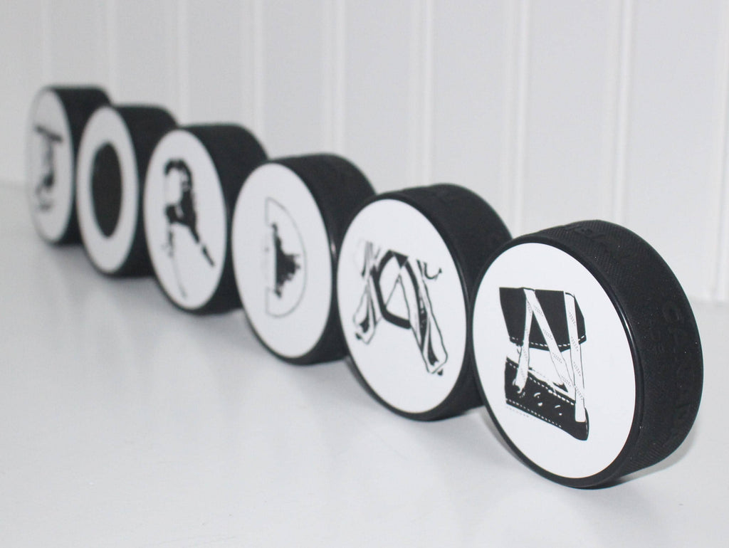 Personalized Hockey Name Puck: Custom Hockey Player Gift