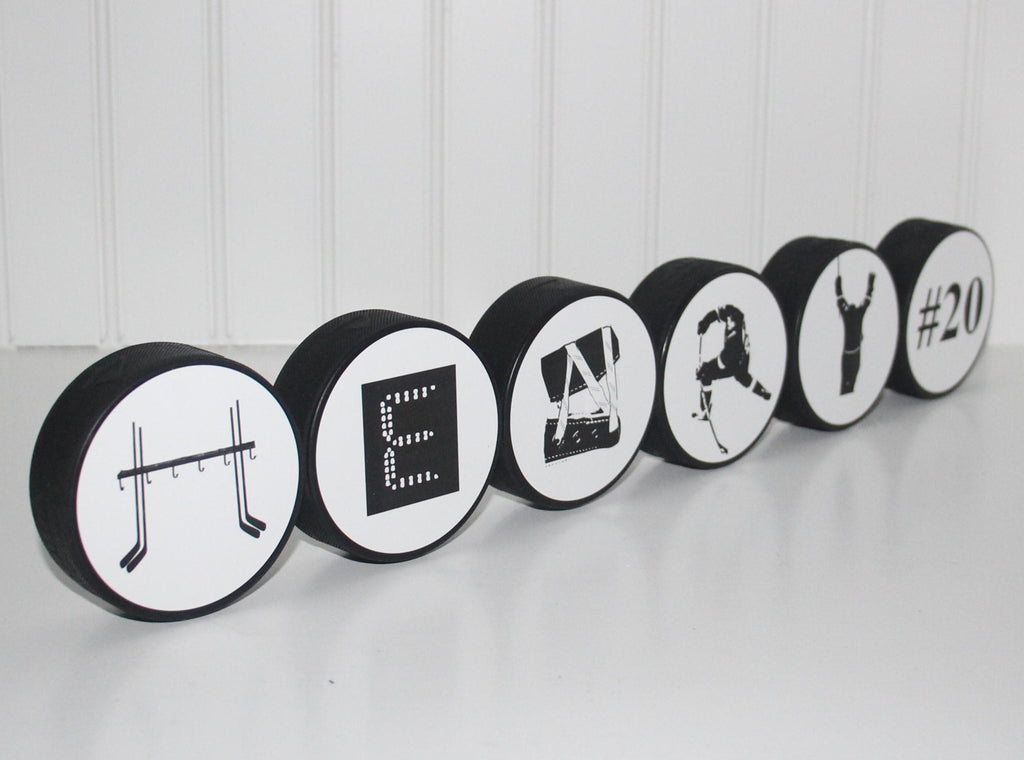 Custom Photo Hockey Puck: Personalized Hockey Gift