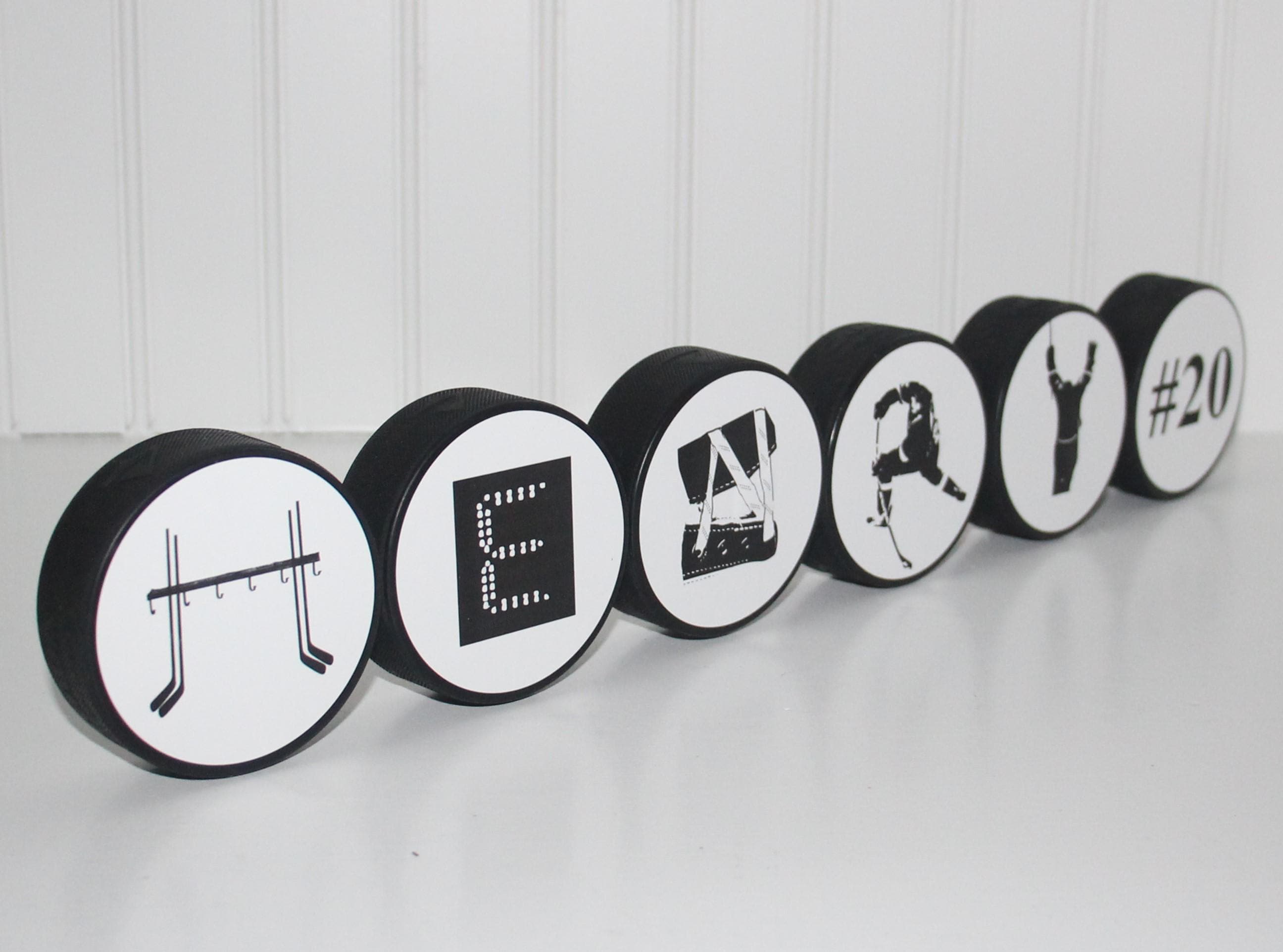 Custom Photo Hockey Puck: Personalized Hockey Gift