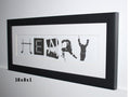 Personalized Hockey Name Sign: Custom Framed Art, Hockey Gift
