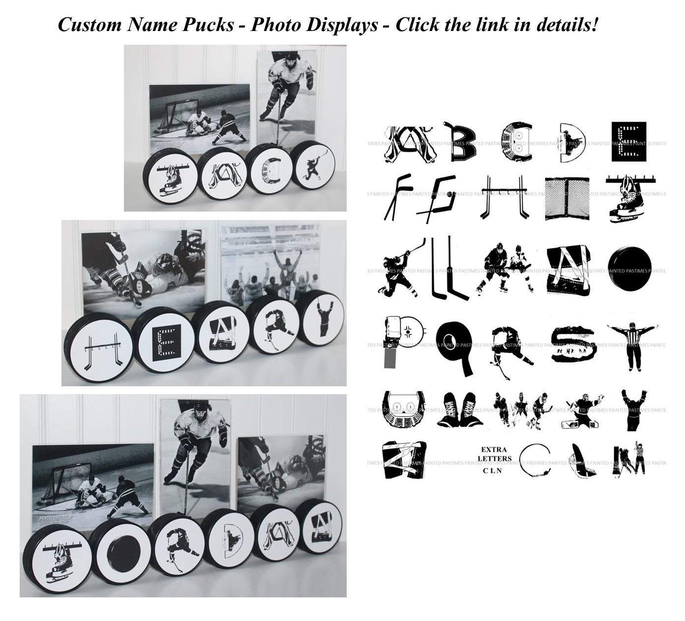 Hockey Coach Gift: "COACH" Puck Photo Display