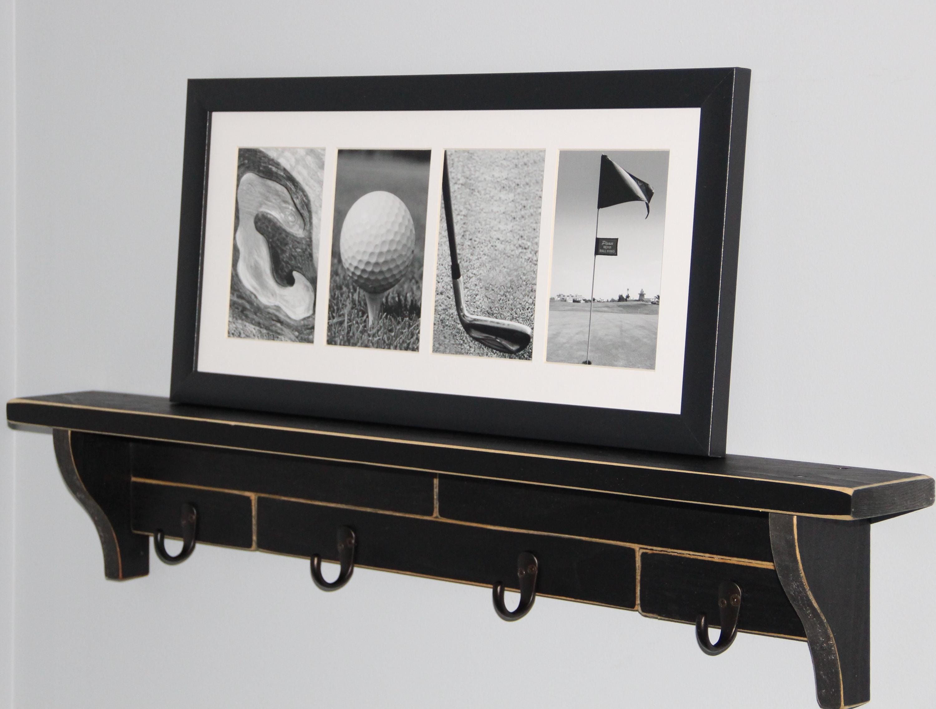 Golf Photo Montage Frame, Golf Decor, Gift for Golfer