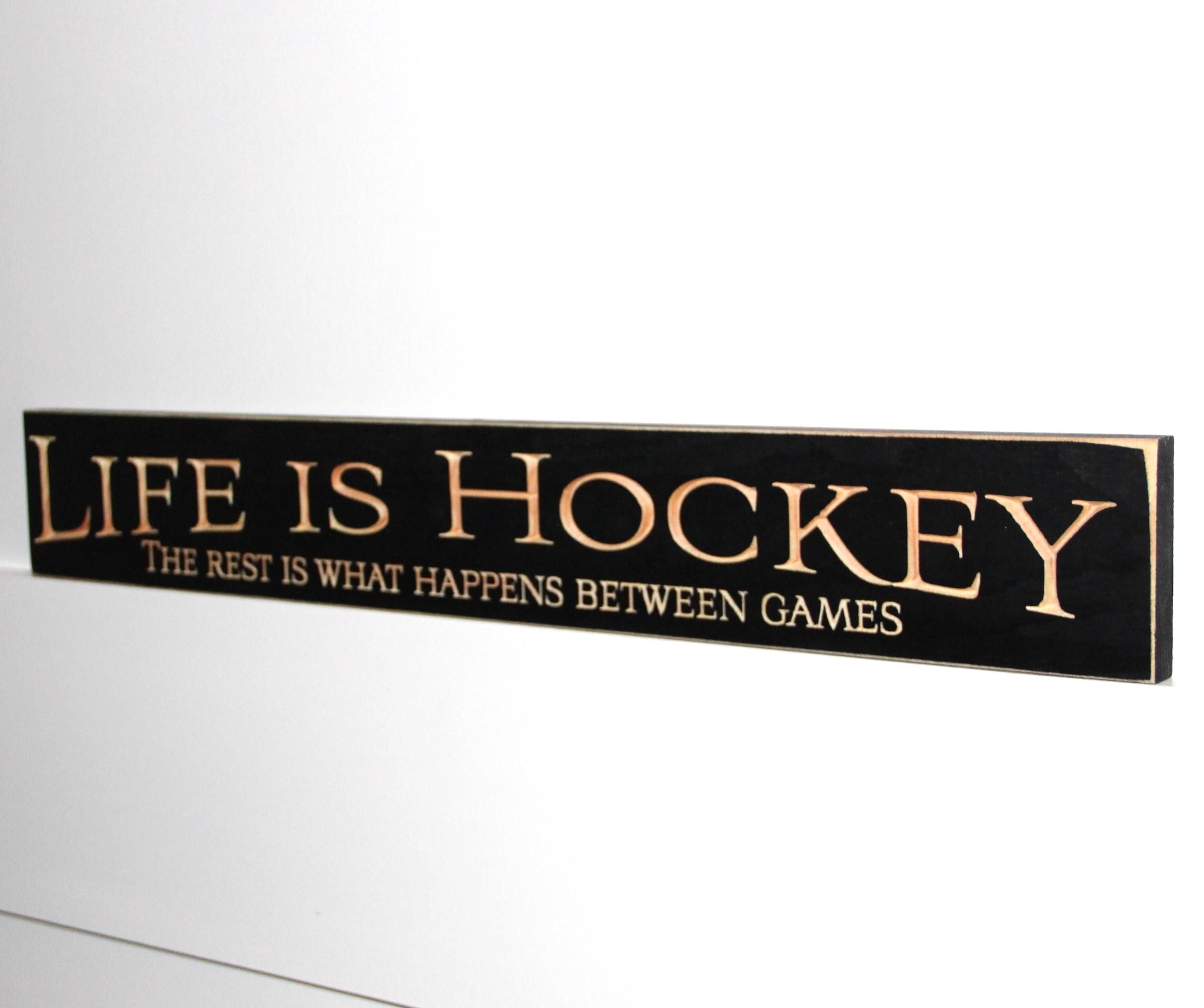 Hockey Trophy Shelf: Photo Display, Hockey Room Decor