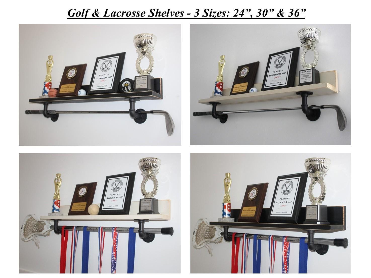 Hockey Trophy Shelf, Wall Decor for Player, Fan