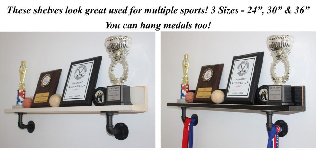 Golf Trophy Shelf, Golf Club Display, Man Cave Decor