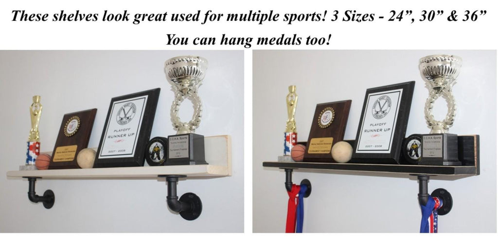 Hockey Shelf, Jersey & Trophy Display, Hockey Player Wall Decor