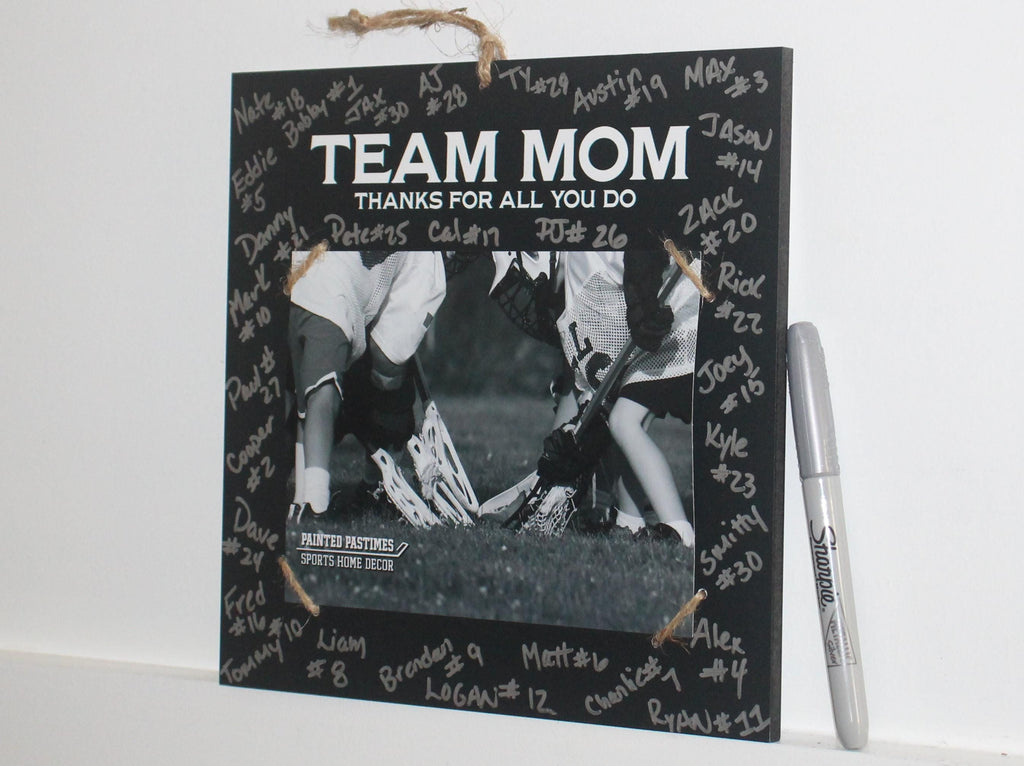 Personalized Team Mom Photo Display: Sports Gift