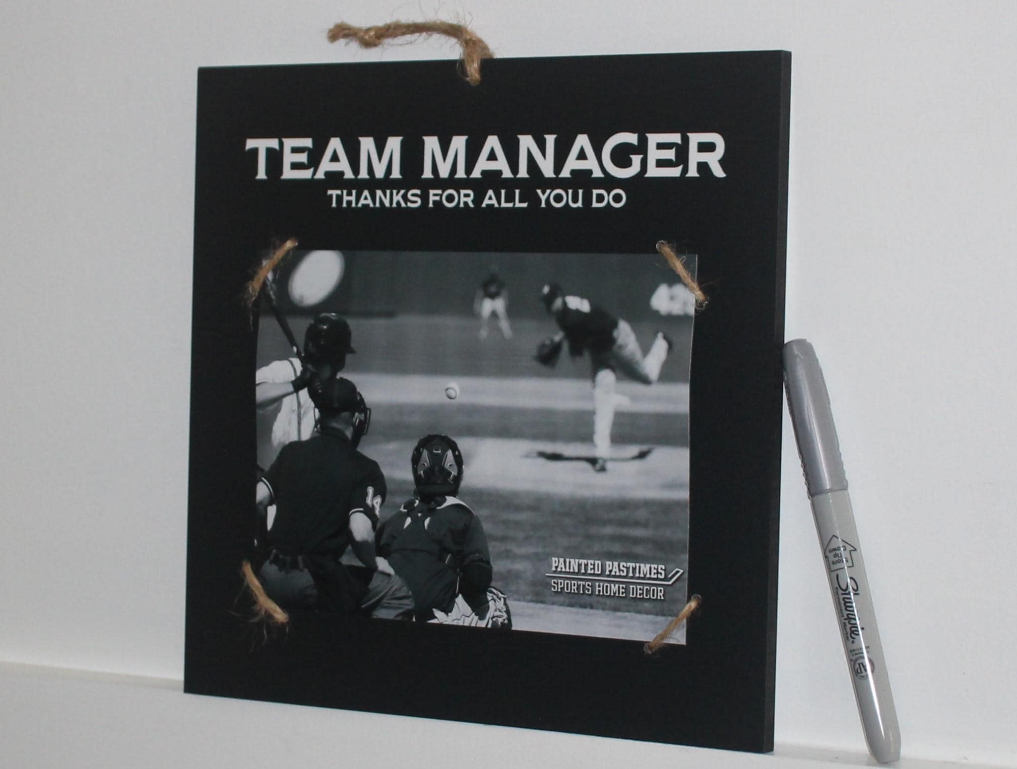Team Manager Photo Frame: Sports Thank You Gift