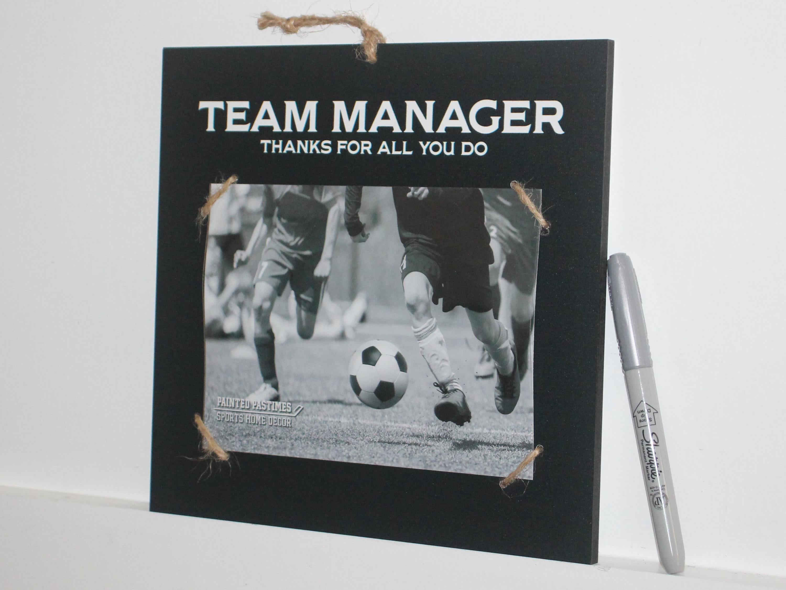 Team Manager Photo Frame: Team Signing Gift
