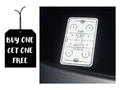 Hockey Car Decal: Hockey Player, Goalie, Rink