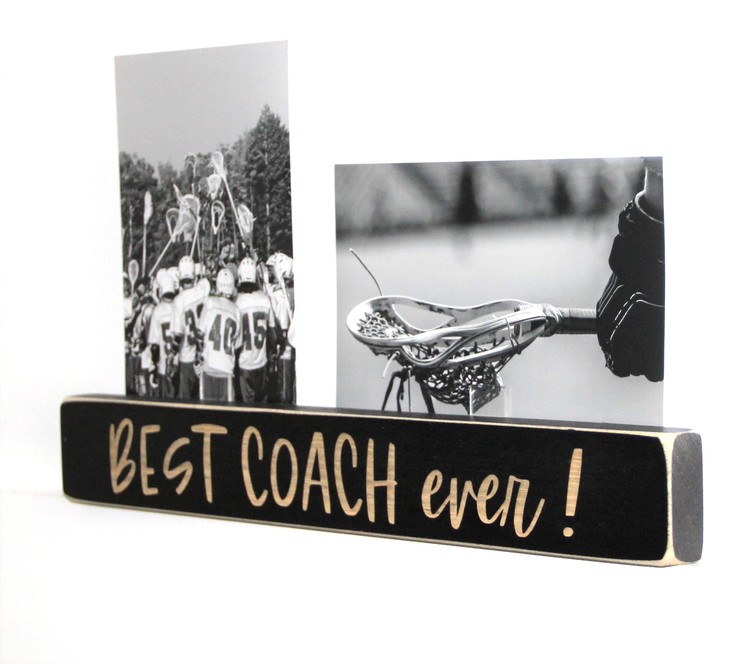 Personalized Coach Photo Display: 'Best Coach Ever' Frame, Baseball Team Gift, All Sports