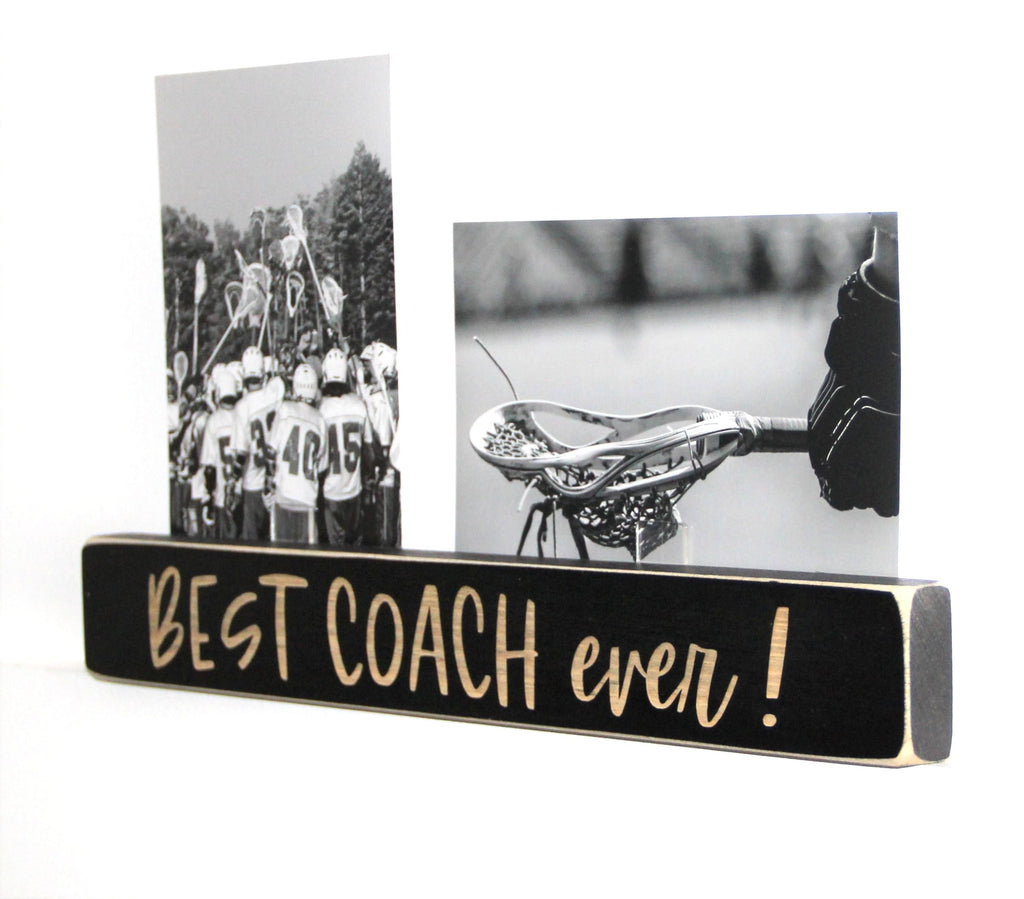 Coach Gift: Wood Sign, Sports Team Decor, Best Coach Ever