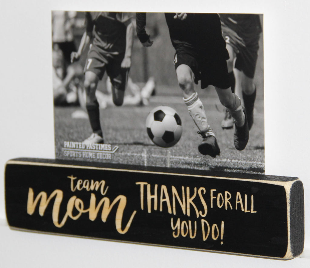 Team Manager Gift: Laser Cut Wood Sign - Sports Decor