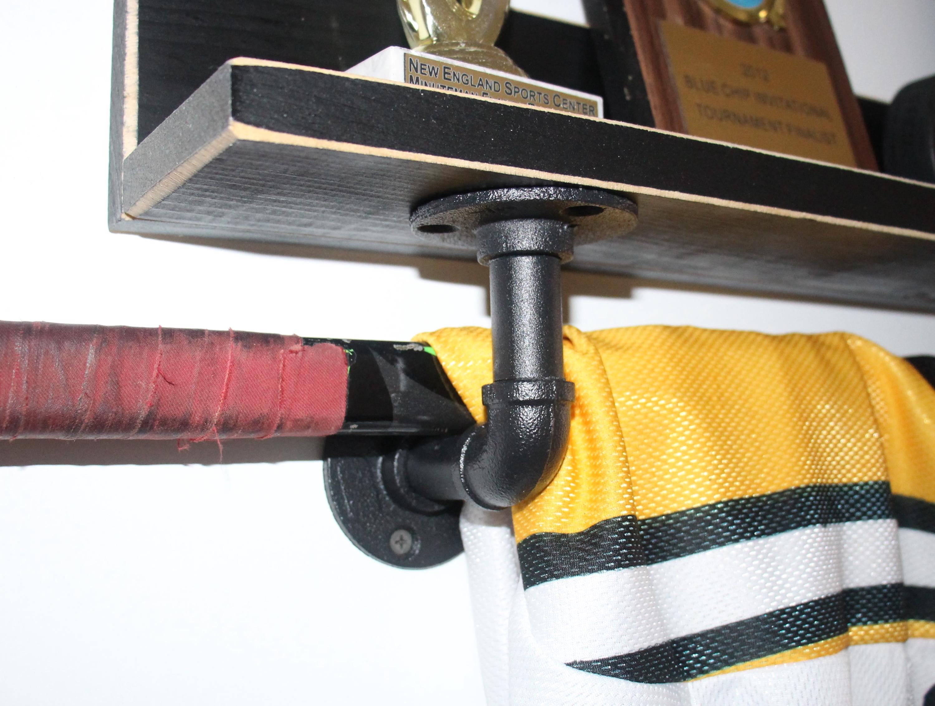 Hockey Shelf, Jersey & Trophy Display, Hockey Player Wall Decor