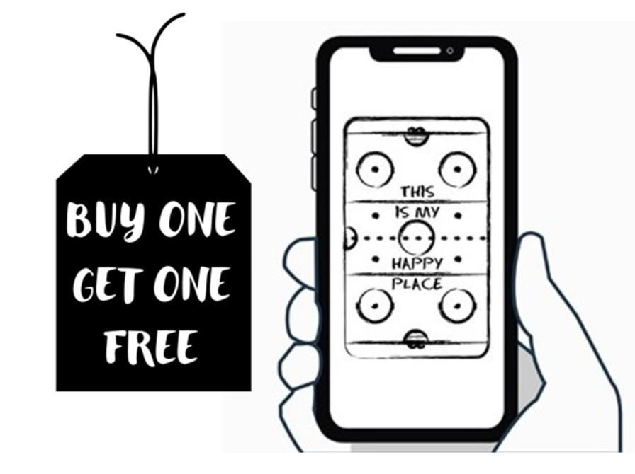 Hockey Phone Decal: Hockey Player, Goalie, or Rink Sticker
