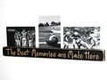 Football Photo Display: Laser-Cut Wood Collage Frame