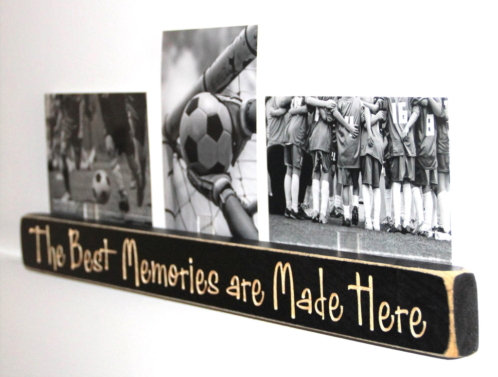Soccer Photo Display, Wood Picture Frame, Sports Decor